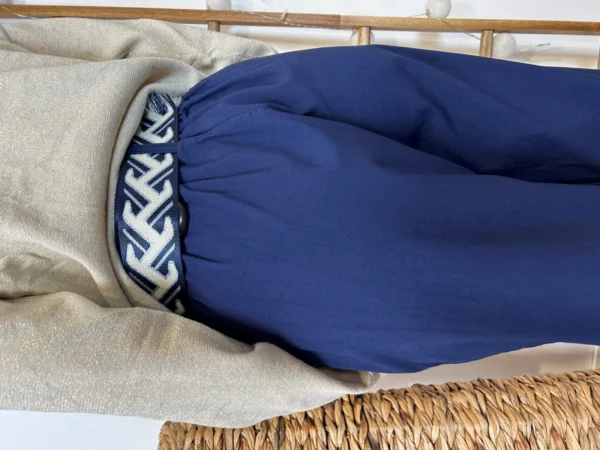 L750- Pantalon fuseau (TU) - marine - taille-unique