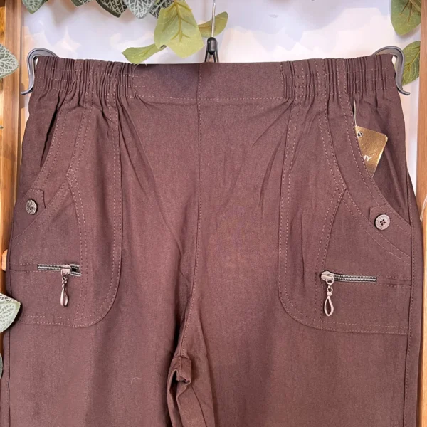 T545- Pantalon Confort JST (T38-T52) - marron - 58