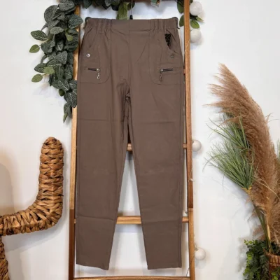 T545- Pantalon Confort JST (T38-T52) - taupe - 58