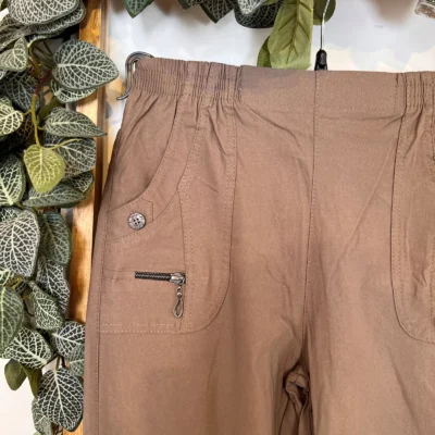 T545- Pantalon Confort JST (T38-T52) - taupe - 58