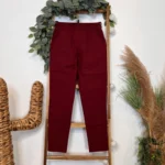 Pantalon confort stretch femme JST T38-T52 - bordeaux - 58