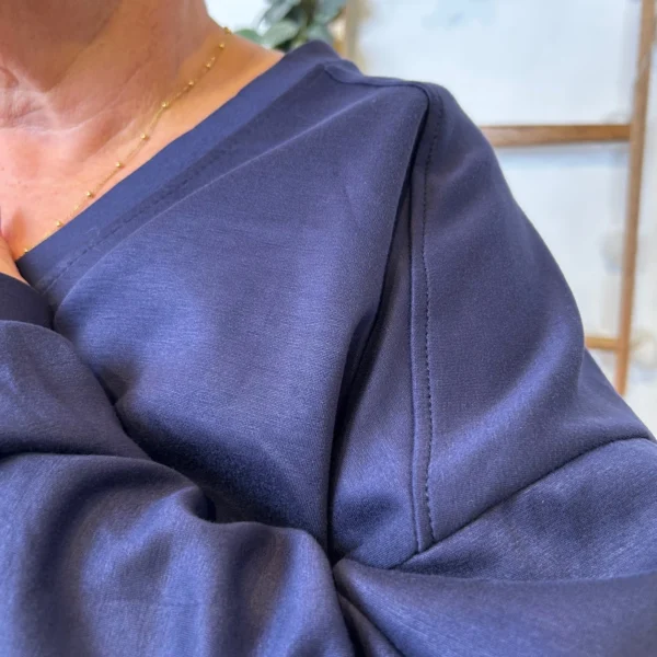 Z120- Sweat uni C’Mélodie (Gt) 🇮🇹 - marine - taille-unique-grande-taille