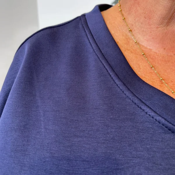 Z120- Sweat uni C’Mélodie (Gt) 🇮🇹 - marine - taille-unique-grande-taille