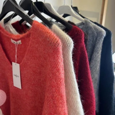 Z133. Pull Christy Grande Taille - marron - 48