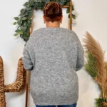 Pull Christy Grande Taille - gris - 48