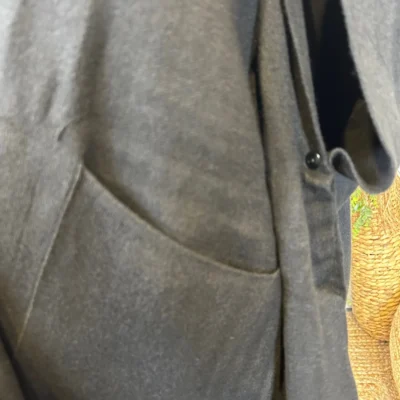 Z105 Gilet Oversize uni (Gt) - noir - taille-unique-grande-taille