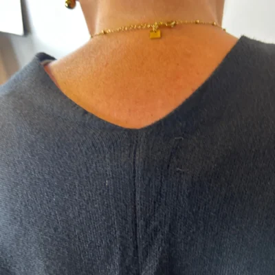 Z105 Gilet Oversize uni (Gt) - noir - taille-unique-grande-taille