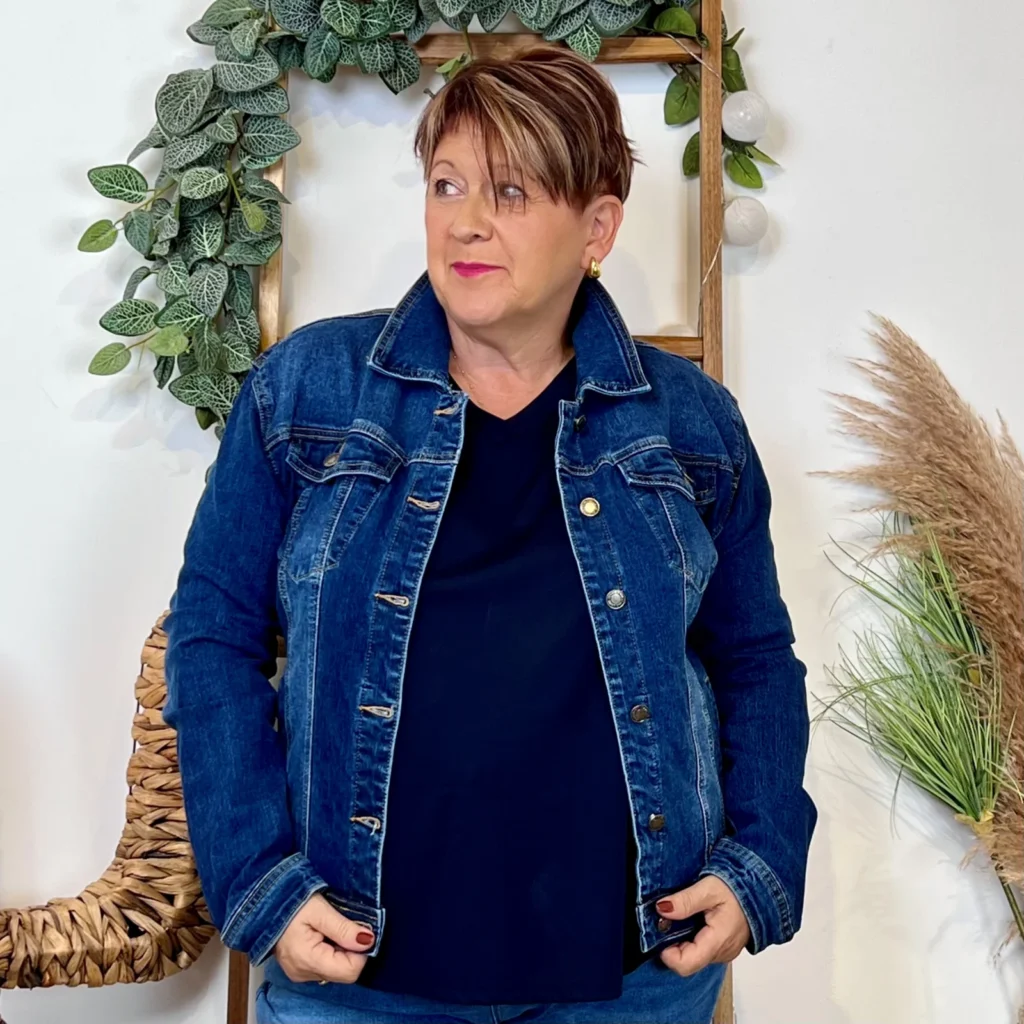 K062- Veste Jean Voggo (T40-T48) - denim - 50