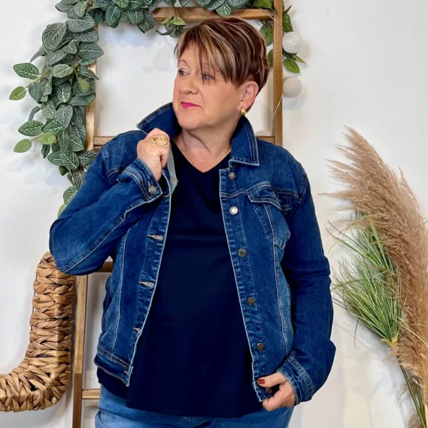 K062- Veste Jean Voggo (T40-T48) - denim - 50