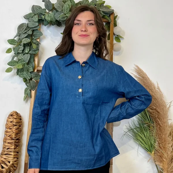 K118- Vareuse denim "By One" (T36-T38) - denim - 38