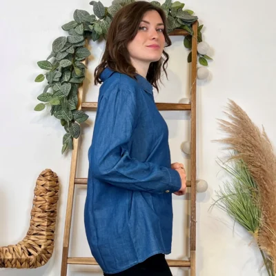 K118- Vareuse denim "By One" (T36-T38) - denim - 38