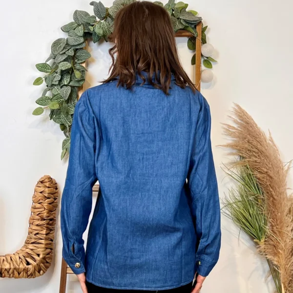 K118- Vareuse denim "By One" (T36-T38) - denim - 38