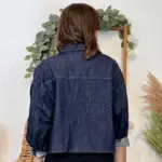 K037- Veste courte «Denim» Coton (Tu) 🇮🇹
