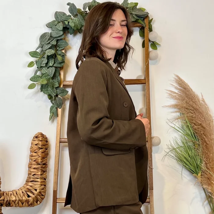 Blazer oversize - marron - 40