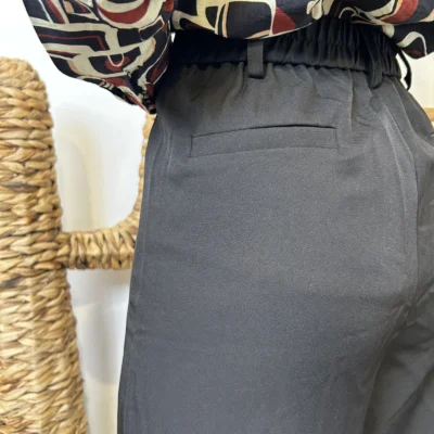 L754- Pantalon tailleur (T36-T40) - noir - 40