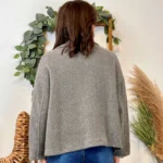 Veste courte femme chevron « Tendance » - gris - taille-unique