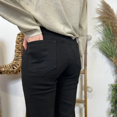 W110- Jean Mom Voggo (T36-T44) - noir - 44