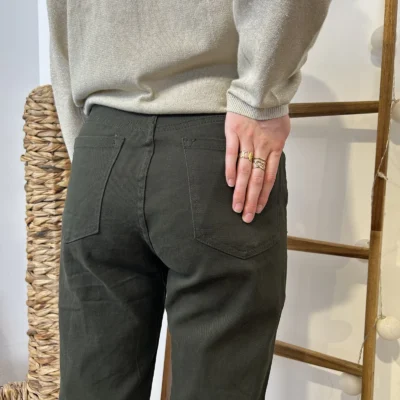 W110- Jean Mom Voggo (T36-T44) - kaki - 44