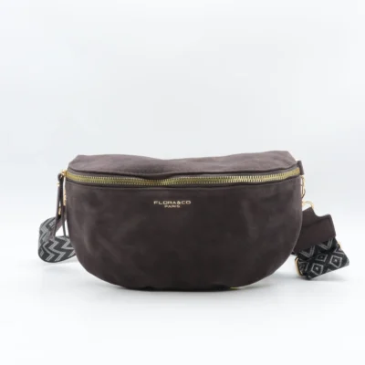 P392- Banane aspect Daim - gris - sans-taille