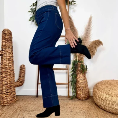 W120- Jean Wide Voggo (T36-T42) - denim - 44