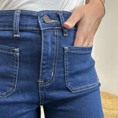 W120- Jean Wide Voggo (T36-T42) - denim - 44