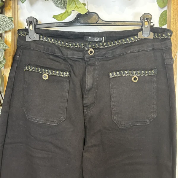 M966- Jean Wide Voggo (T42-T50) - noir - 50