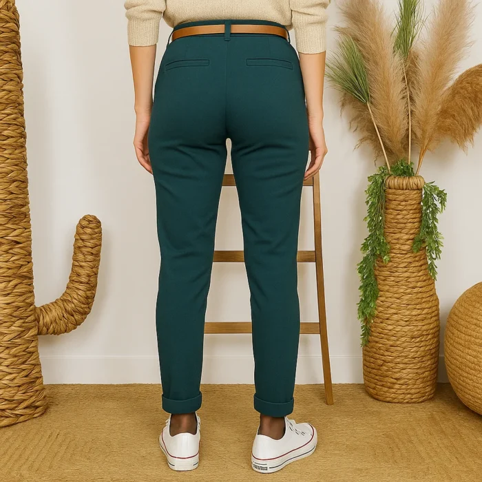 Pantalon Stretch (T36-T46) - bleu-canard - 50