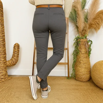 L799- Pantalon Stretch (T36-T46) - gris - 50