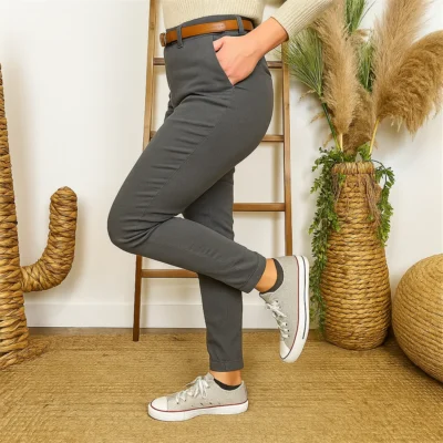 L799- Pantalon Stretch (T36-T46) - gris - 50