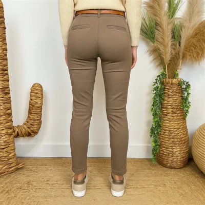 L799- Pantalon Stretch (T36-T46) - taupe - 50
