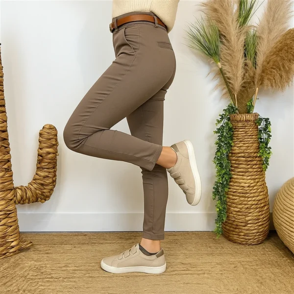 L799- Pantalon Stretch (T36-T46) - taupe - 50