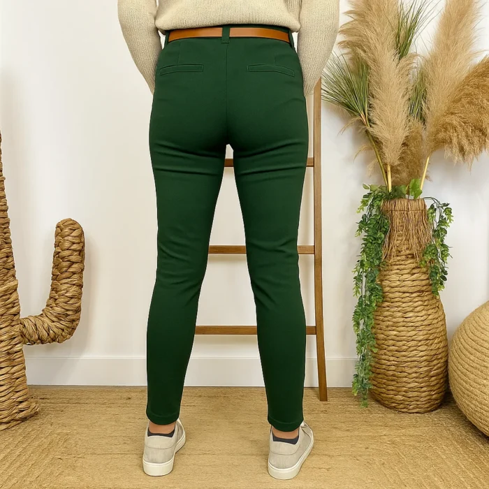 Pantalon Stretch (T36-T46) - vert-sapin - 50