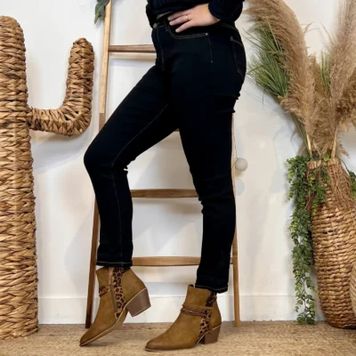 M969- Jean 7/8ème Voggo (T42-T50) - noir - 52