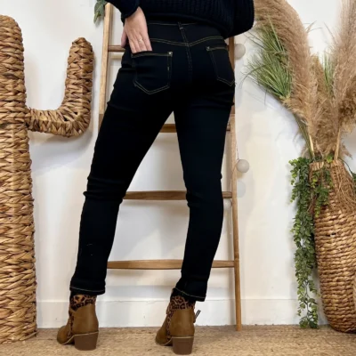 M969- Jean 7/8ème Voggo (T42-T50) - noir - 52