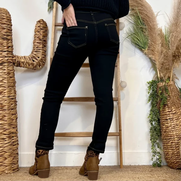 M969- Jean 7/8ème Voggo (T42-T50) - noir - 52