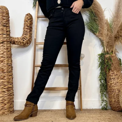 M971- Jean Slim Voggo (T42-T50) - noir - 52