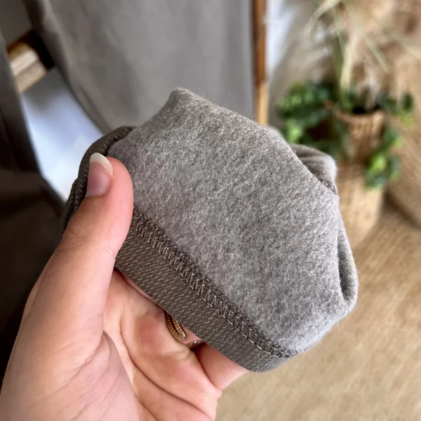 T546- Pantalon Confort Chaud Côtelé (T38-T52) - taupe - 56