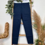 Pantalon Confort Chaud Côtelé (T38-T52) - marine - 56