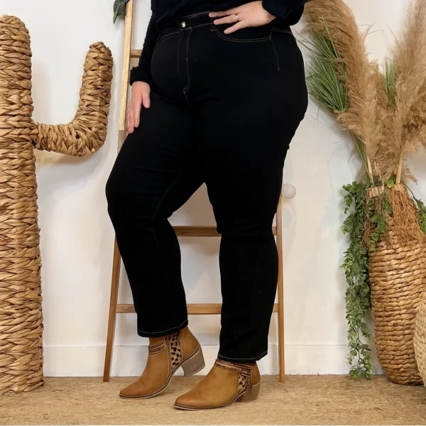 M969- Jean 7/8ème Voggo (T42-T50) - noir - 52