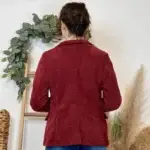 Blazer pailleté (T38-T44) - bordeaux - 44