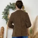 Blazer pailleté (T38-T44) - marron - 44