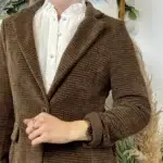 Blazer pailleté (T38-T44) - marron - 44