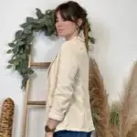 Blazer pailleté (T38-T44) - beige - 44