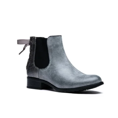 R390- Bottine à ruban (T36-T42) - gris - 41