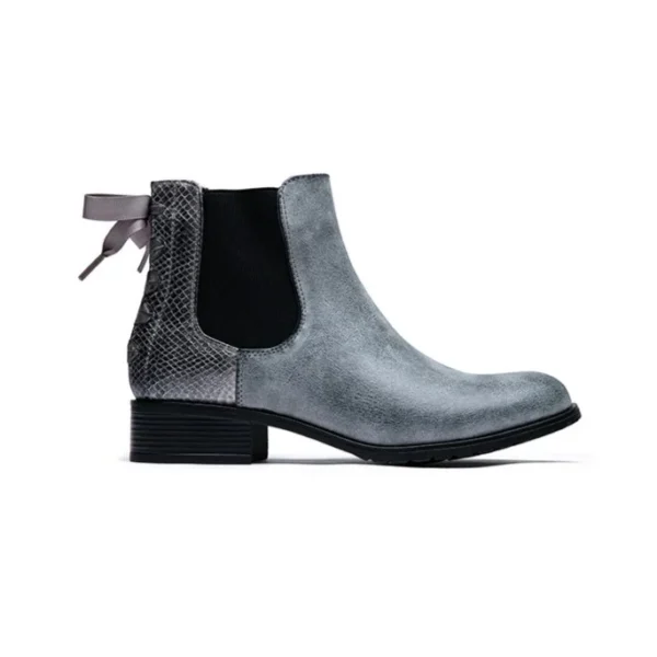 R390- Bottine à ruban (T36-T42) - gris - 41
