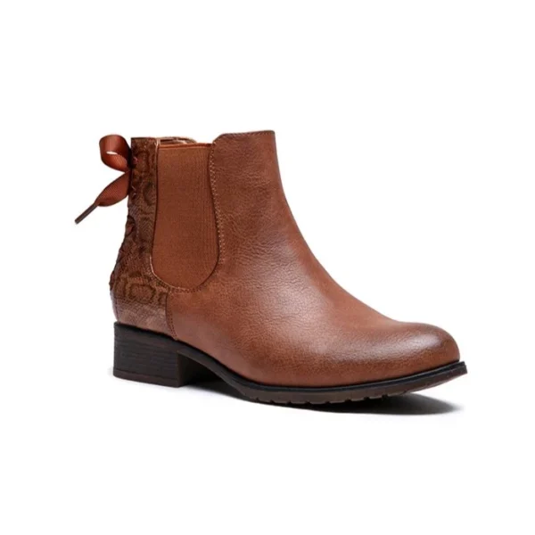 R390- Bottine à ruban (T36-T42) - camel - 41