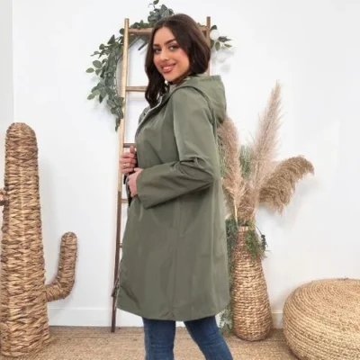 K029- Imper réversible (T36-T42) - kaki - 42