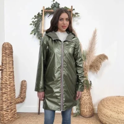 K029- Imper réversible (T36-T42) - kaki - 42