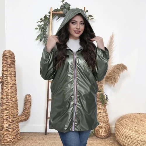 K029- Imper réversible (T36-T42) - kaki - 42