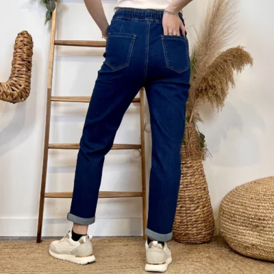 W115- Jean Mom Voggo (T36-T44) - denim - 44